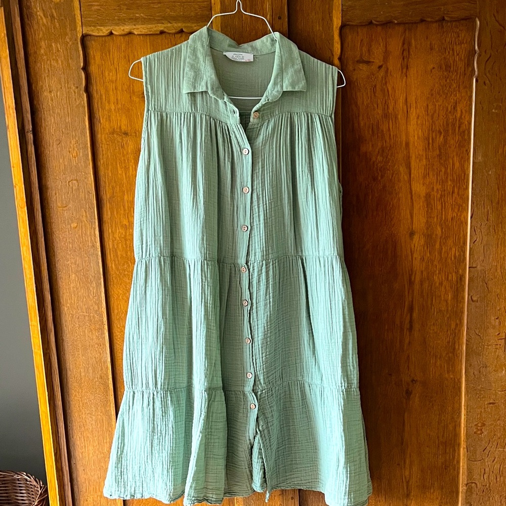 Cotton beach coverup
